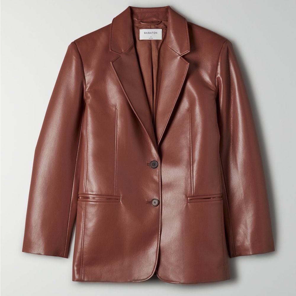 Babaton Brown Blazer - Picture 1 of 13